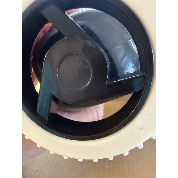 Alarm Clock on Wheels Black Runaway Lights Sounds Snooze - Picture 8 of 10